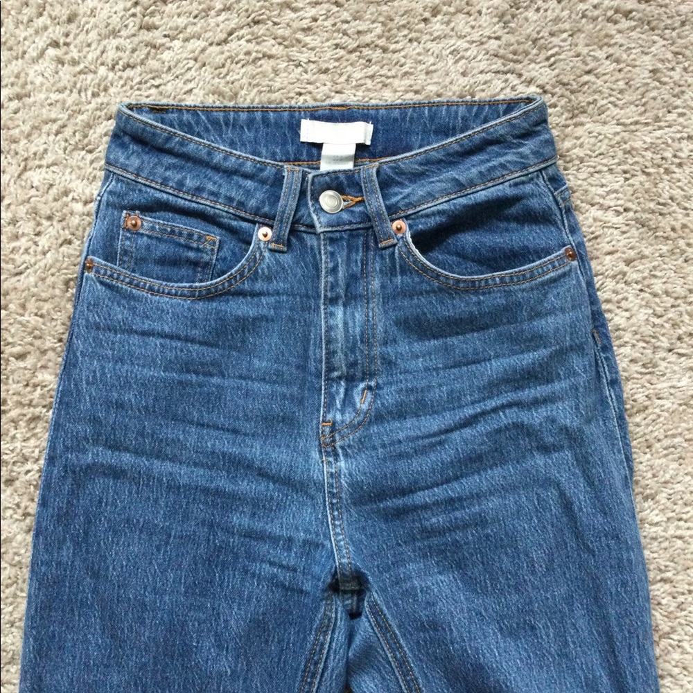 High Waisted Straight Leg Jeans - Picture 4 of 13